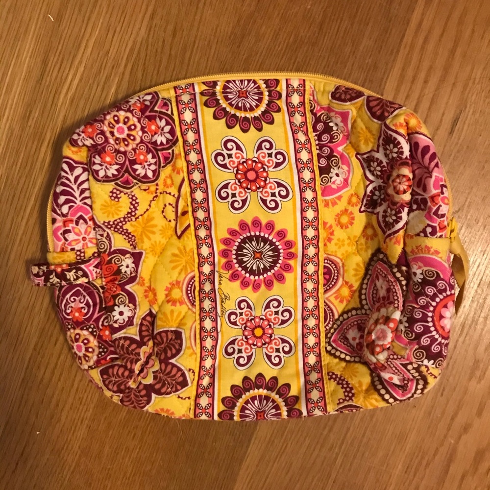 Vera Bradley Makeup Bag Bali Gold